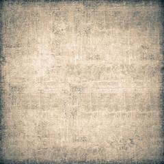 Fototapeta premium Vintage brown grunge background. The texture of the old surface. Abstract pattern of cracks, scuffs, dust