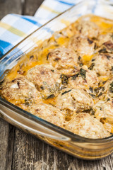 Meatballs with rice