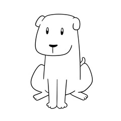 vector of dog