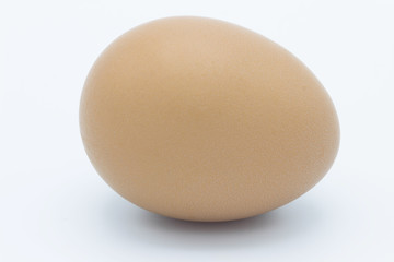 Egg isolated on white background.