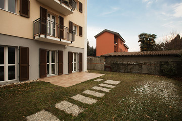 Exterior house with garden