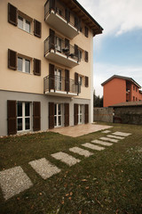 Exterior house with garden