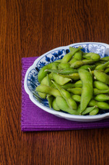 japanese cuisine. japanese soybean on the background