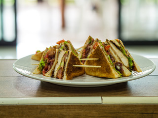 club sandwich for breakfast