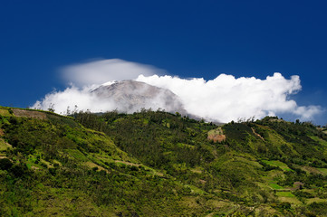 Ecuador volcano Tungurahua landscape