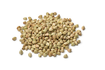  Heap of dried buckwheat seeds