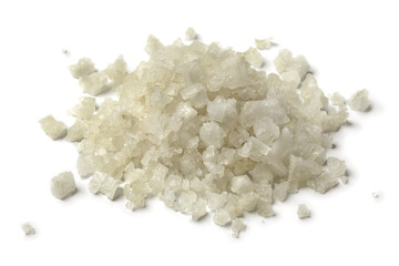 Heap of coarse sea salt