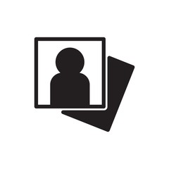 portrait shot filled vector icon. Modern simple isolated sign. Pixel perfect vector  illustration for logo, website, mobile app and other designs