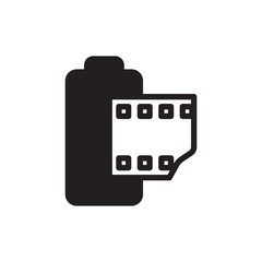 retro camera, retro image filled vector icon. Modern simple isolated sign. Pixel perfect vector  illustration for logo, website, mobile app and other designs