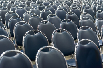 Obraz premium Chair at the meeting in hall