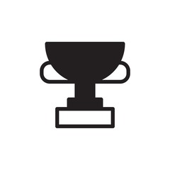 championship cup, award filled vector icon. Modern simple isolated sign. Pixel perfect vector  illustration for logo, website, mobile app and other designs