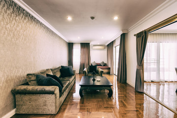 Living room interior - vintage filter