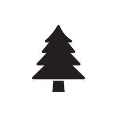 pine tree, pine forest filled vector icon. Modern simple isolated sign. Pixel perfect vector  illustration for logo, website, mobile app and other designs