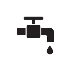 water crane, save water filled vector icon. Modern simple isolated sign. Pixel perfect vector  illustration for logo, website, mobile app and other designs