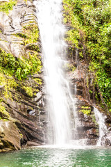 Obraz premium Beautiful Waterfall in Belize, Central America.