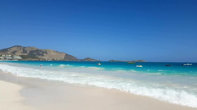 Orient Beach is the most popular and busiest beach in the entire Caribbean. The beach is reputed as much for its natural beauty as it is for being the islands foremost swimsuit optional beach. 