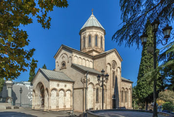 Fototapeta na wymiar Kashveti Church, Tbilisi, Georgia