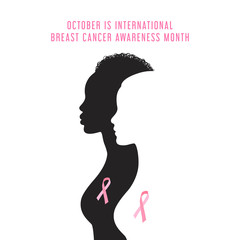 Breast cancer awareness month card