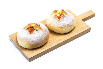 Cheese bread on the table