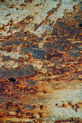 texture of rusty iron, cracked paint on an old metallic surface, sheet of rusty metal with cracked and flaky paint,  corrosion, decay metal background, decay steel, decay