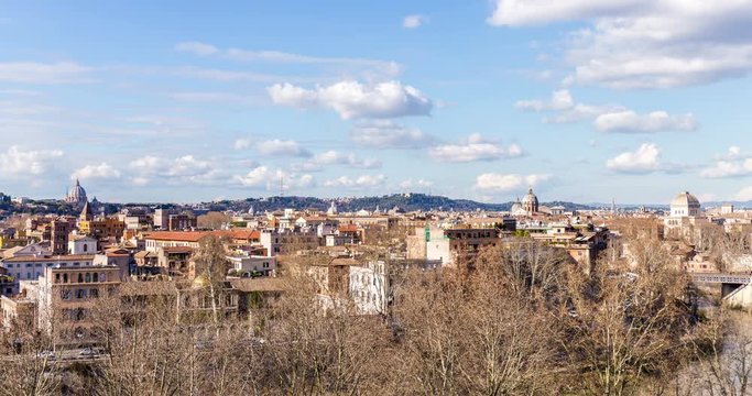 Timelapse of the city of Rome, in Italy.

