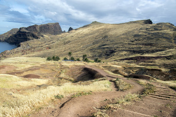 Easternmost part of the island Madeira, Ponta de Sao Lourenco, Canical town, peninsula, dry climate
