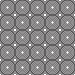 Black and white circles