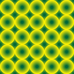 Green and yellow circles