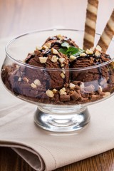 Chocolate Ice Cream in a Cup