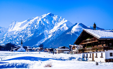 Fototapeta premium pertisau in austria