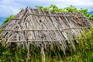 straw hut