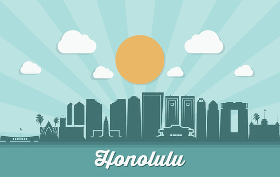 Honolulu skyline - Hawaii