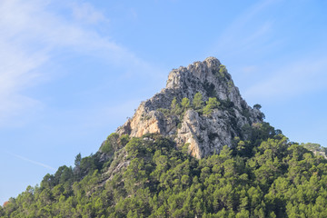 Fototapeta na wymiar Interior Mountainous Area of Mallorca, Spain