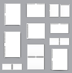 Blank Square notebook calendar mockup cover template