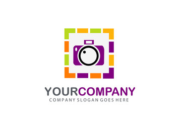 Colorful Camera Logo Design