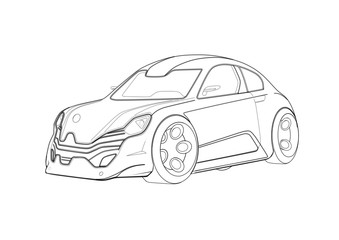 Naklejka premium Auto 1