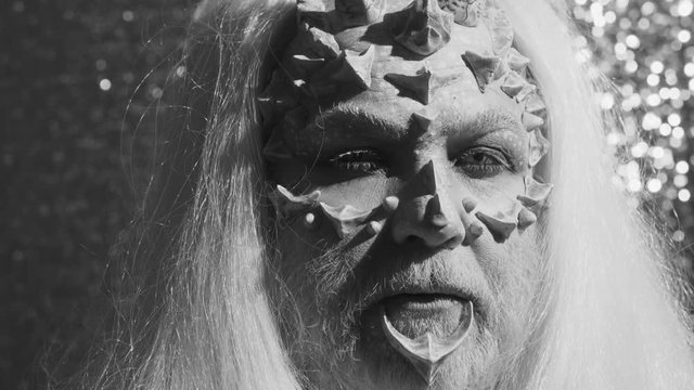 Old wizard. Fantasy and fairy tale. Magician. Water wizard. Alien. Extraterrestrial. Supernatural monster. White mage. Mysterious white monk.