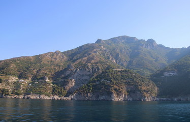 Fototapeta na wymiar Côte amalfitaine en Italie du sud