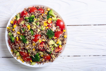fresh quinoa salad