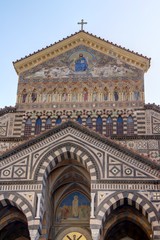 Fototapeta premium Cathédrale d'Amalfi en Italie du sud