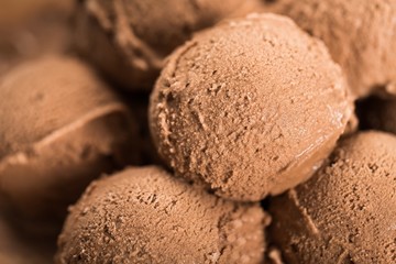 Chocolate Ice Cream Scoops