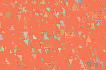 Shape abstract, pattern texture or background. Art, modern, emboss & random.