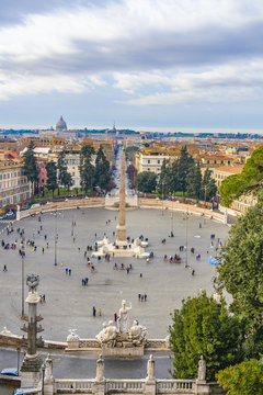 Piazza del Popolo, Rome, Italy