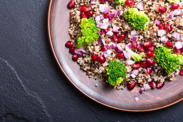 Quinoa salad with pomegranate