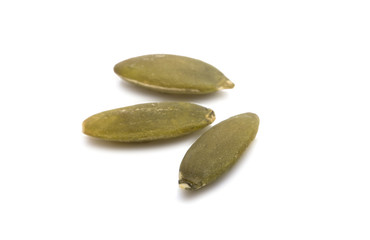 pumpkin seeds isolated