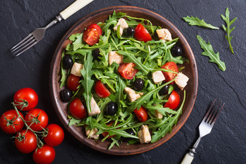 Salad with arugula