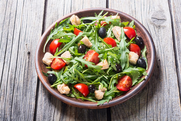 Salad with arugula