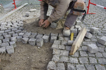 pavage d’une ruelle