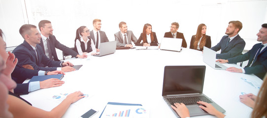 meeting of shareholders of the company at the round - table.