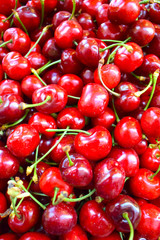 Fresh Cherries at the Rialto Market, Venice, Italy